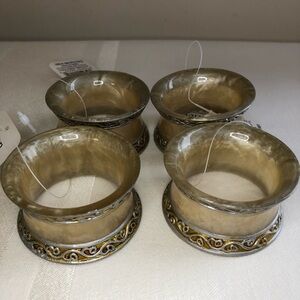 Kemp & Beatley Napkin Ring x 4